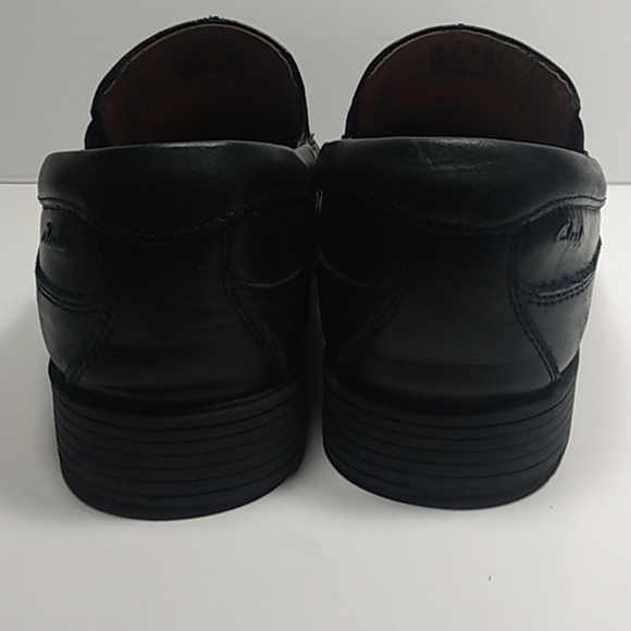 CLARKS Ultimate Comfort Collection Men's Black Slip -on Shoe size 9 1/2 M - Picture 7 of 11